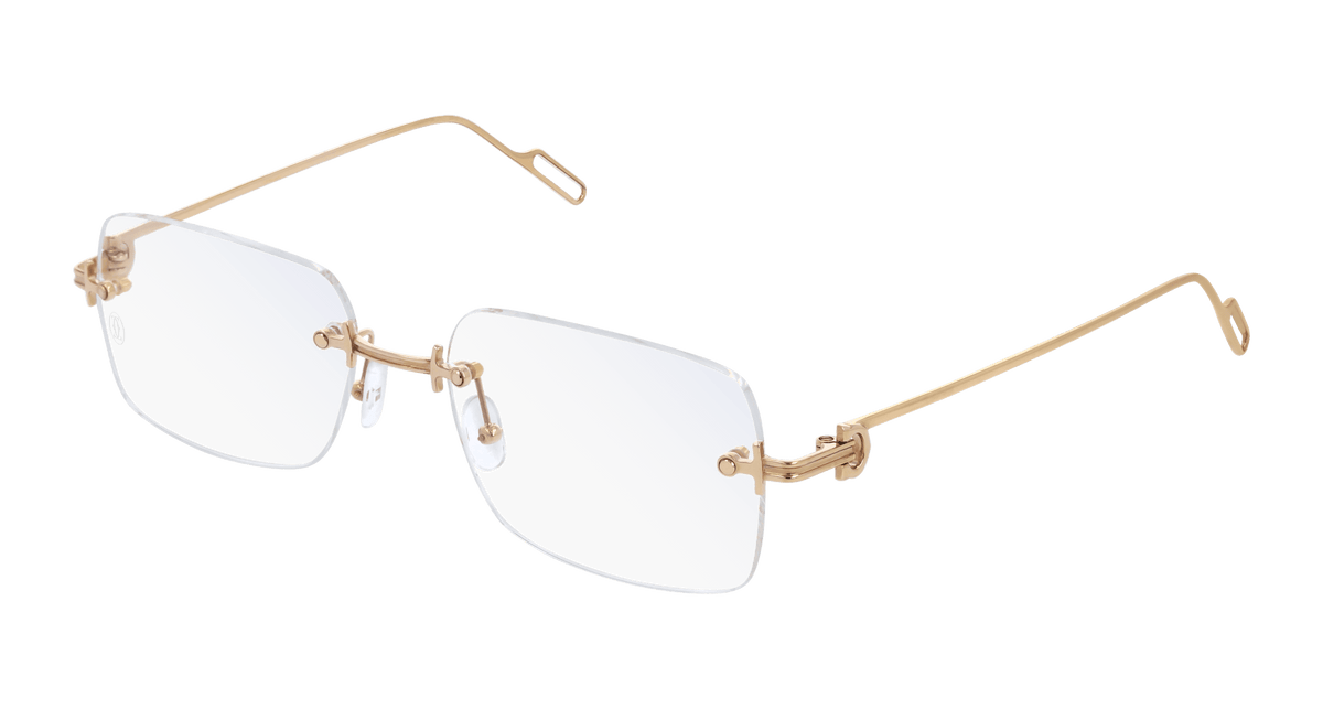 Cartier CT0171O Eyeglasses - Copper / Transparent (001)