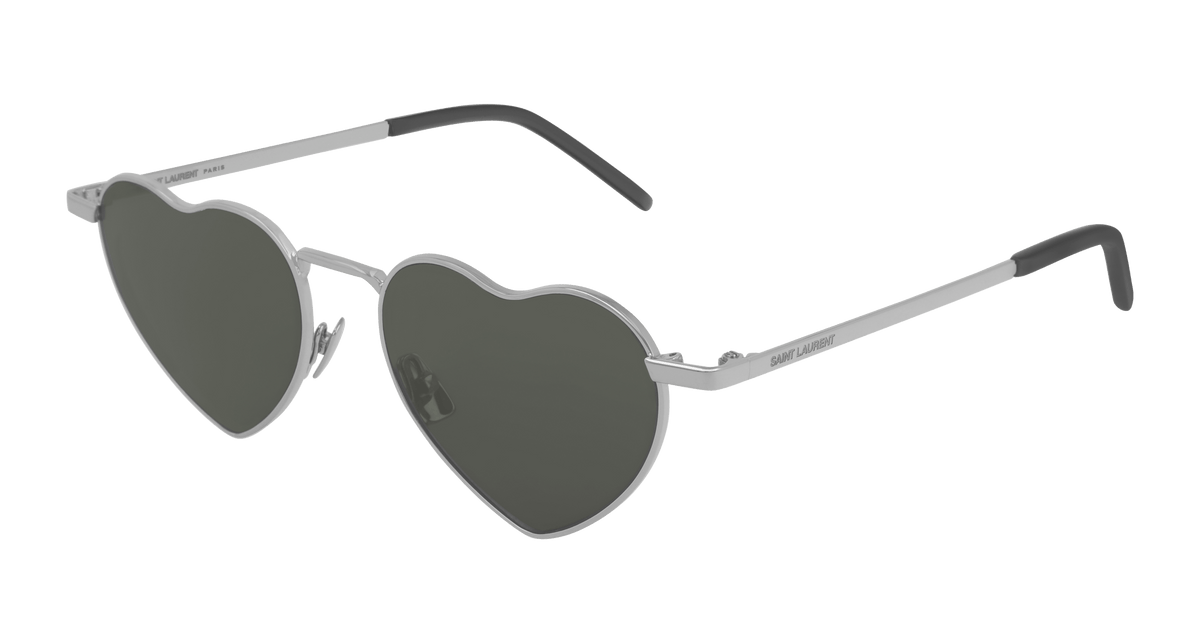 Saint Laurent SL 301 LOULOU Sunglasses - Silver / Grey (001)