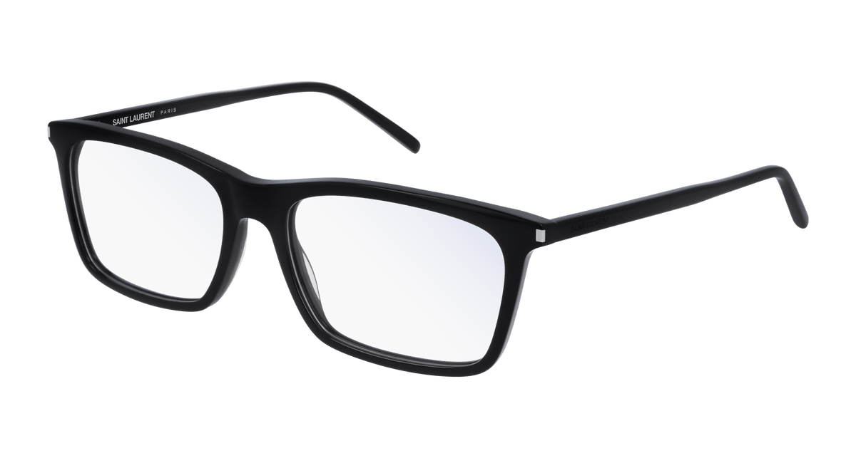 Saint Laurent SL 296 Eyeglasses - Black / Transparent (001)