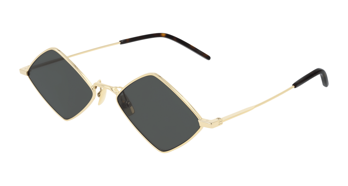 Saint Laurent SL 302 LISA Sunglasses - Gold / Grey (004)