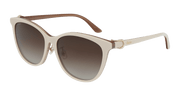 Cartier CT0186SA Sunglasses - Ivory / Brown (004)