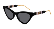 Gucci GG0597S Sunglasses - Black / Grey (001)