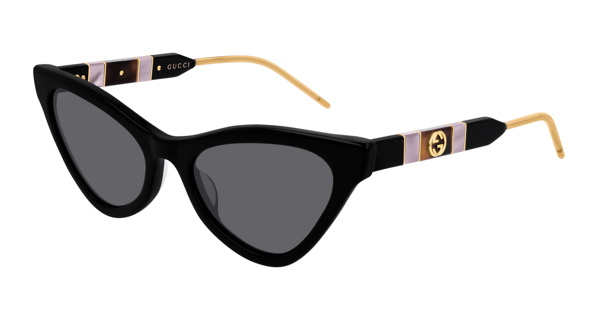 Gucci GG0597S Sunglasses - Black / Grey (001)