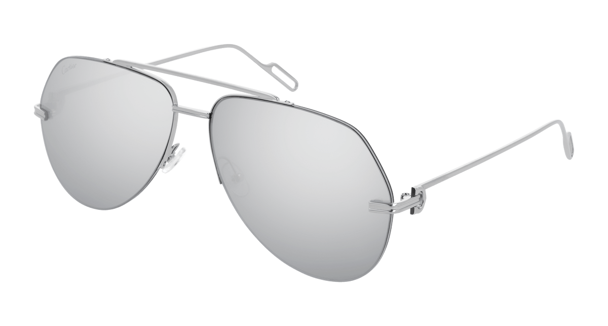 Cartier CT0170S Sunglasses - Silver (002)