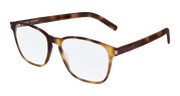Saint Laurent SL 186-B SLIM Eyeglasses - Havana / Transparent (002)