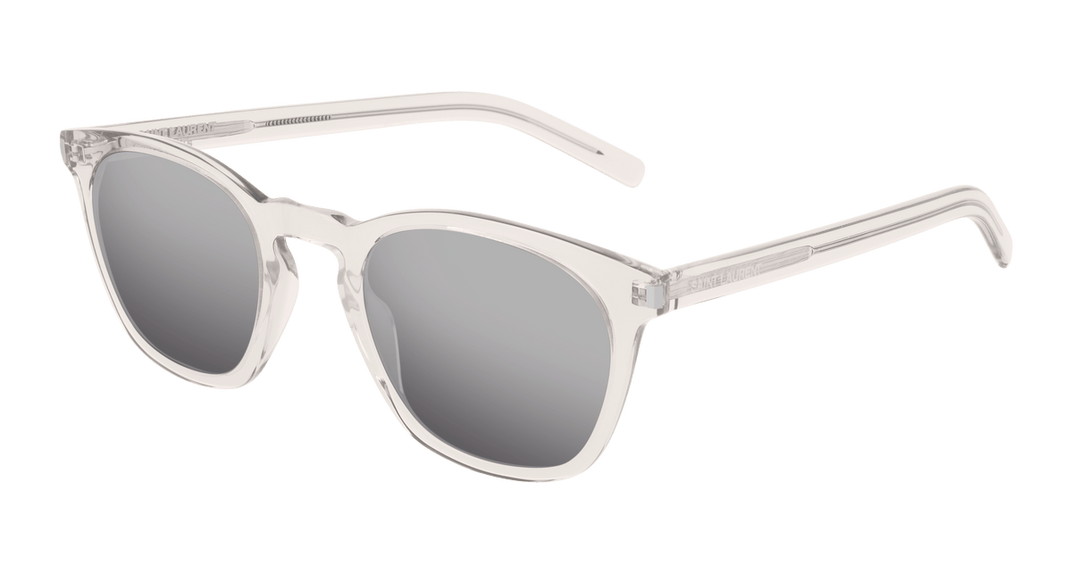 Saint Laurent SL 28 SLIM Sunglasses - Beige / Silver (006)