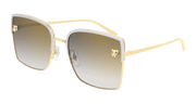Cartier CT0199S Sunglasses - Silver / Grey (001)