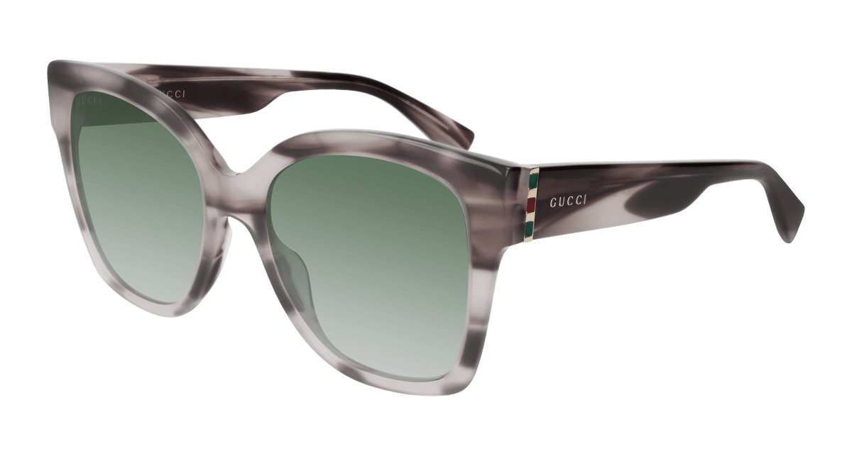 Gucci GG0459S Sunglasses - Havana / Green (005)