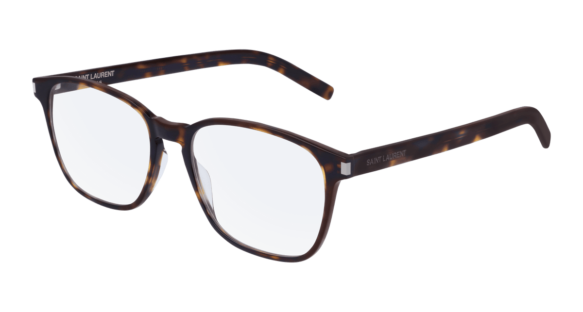 Saint Laurent SL 186-B SLIM Eyeglasses - Havana / Transparent (005)