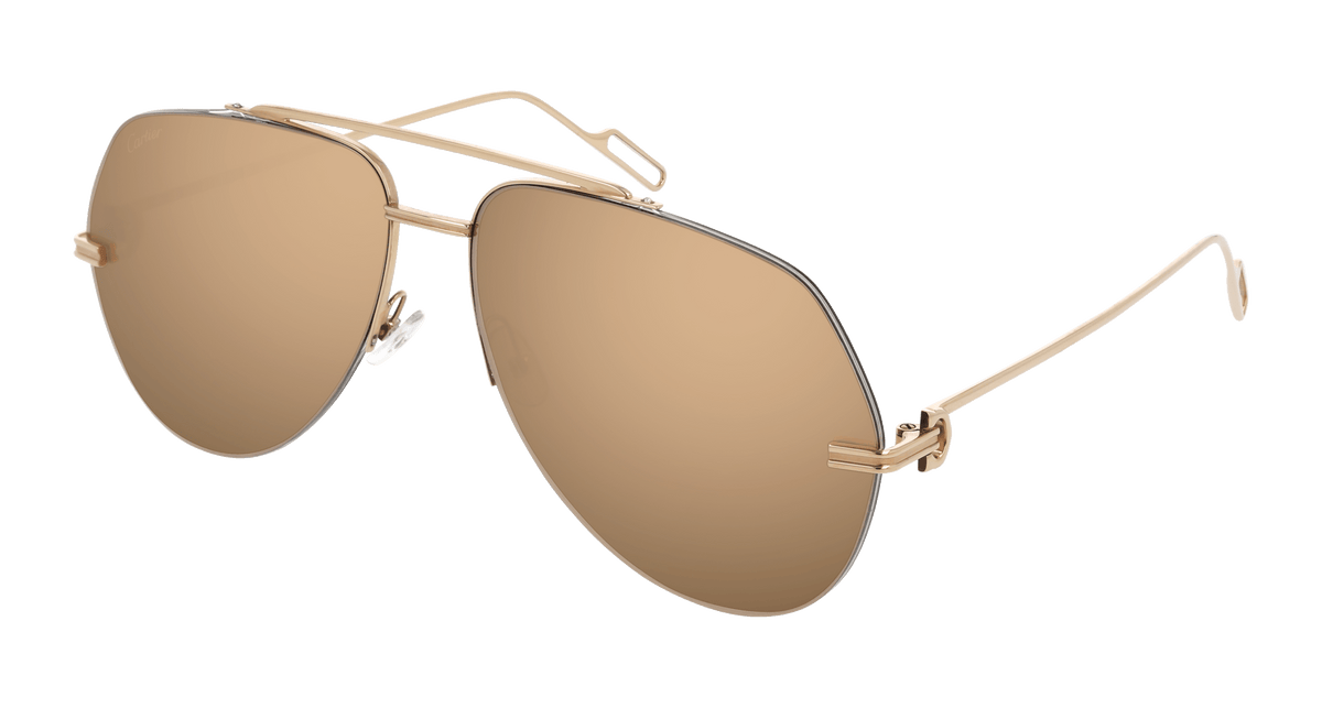 Cartier CT0170S Sunglasses - Copper / Gold (001)