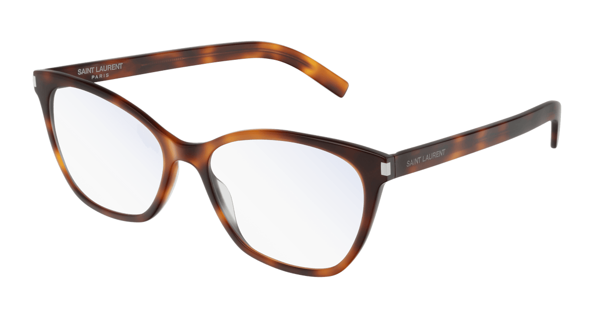 Saint Laurent SL 287 SLIM Eyeglasses - Havana / Transparent (003)