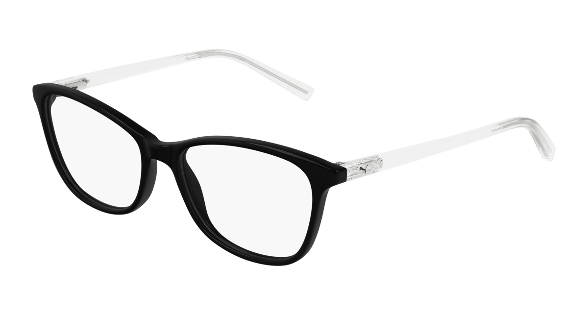 Puma PJ0033O Eyeglasses - Black / Transparent (005)