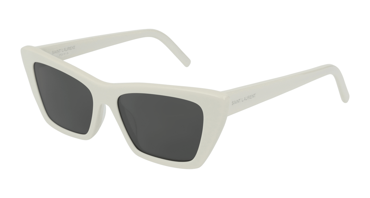 Saint Laurent SL 276 MICA Sunglasses - Ivory / Grey (004)