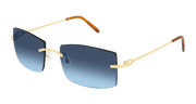 Cartier CT0005RS Sunglasses - Gold / Blue (001)