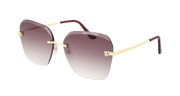 Cartier CT0147S Sunglasses - Gold / Red (004)
