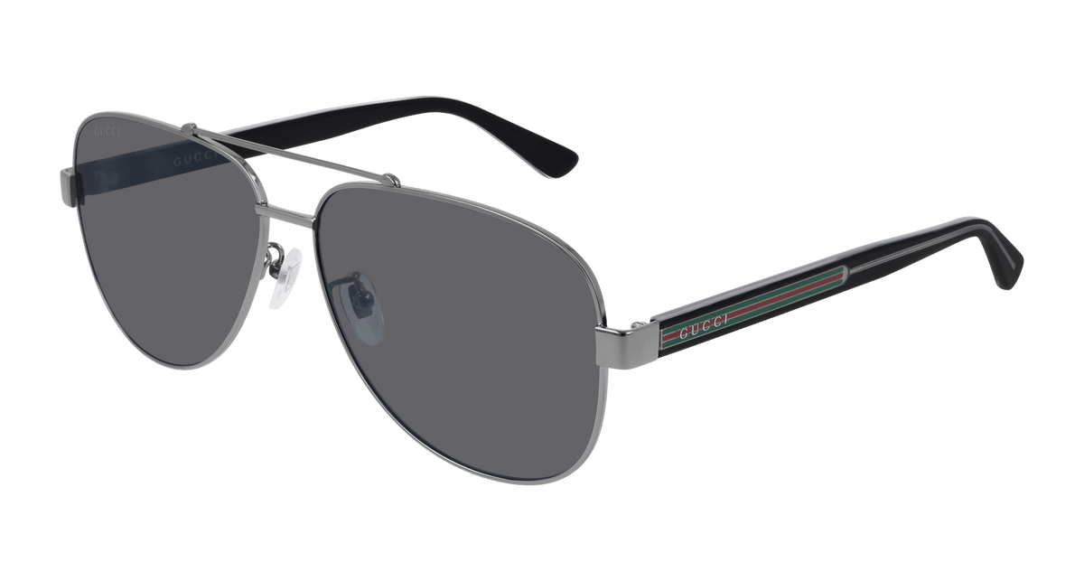 Gucci GG0528S Sunglasses - Gunmetal / Grey (007)