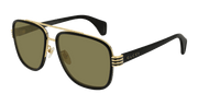 Gucci GG0448S Sunglasses - Black / Brown (002)