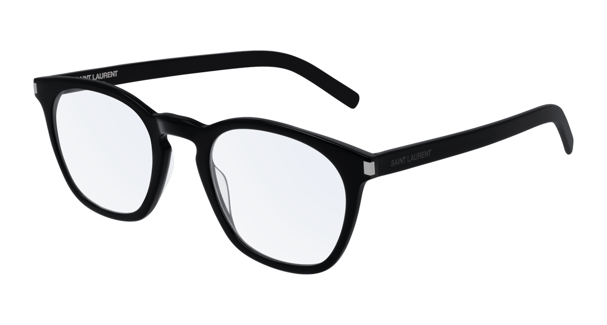 Saint Laurent SL 30 SLIM Eyeglasses - Black / Transparent (001)