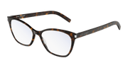 Saint Laurent SL 287 SLIM Eyeglasses - Havana / Transparent (002)