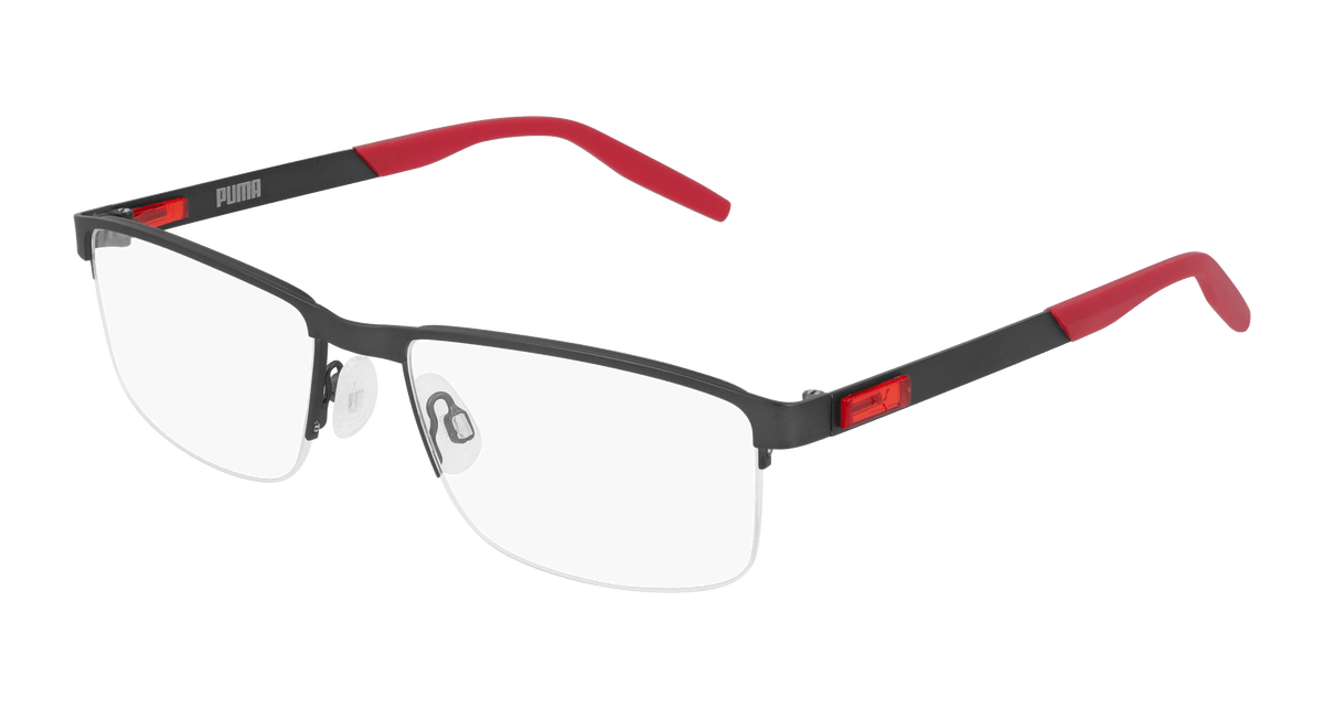 Puma PU0255O Eyeglasses - Gunmetal / Transparent (004)