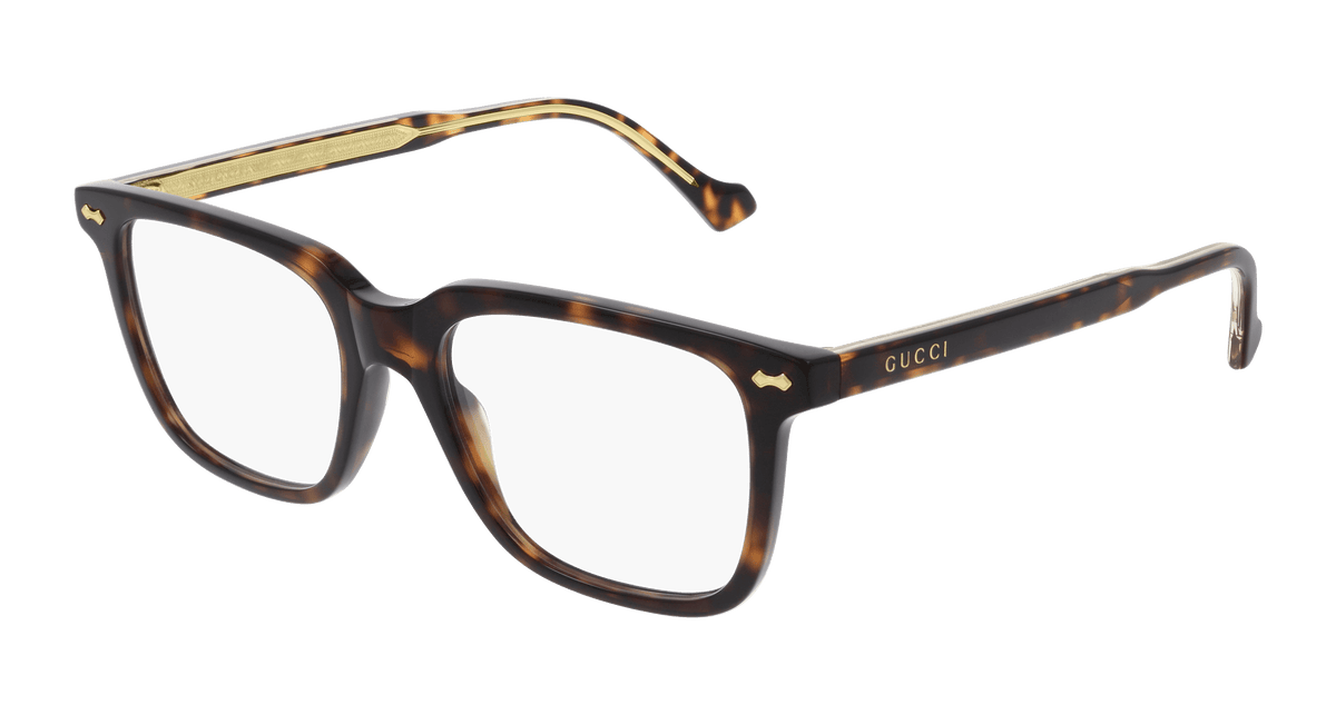 Gucci GG0737O Eyeglasses - Havana / Transparent (006)