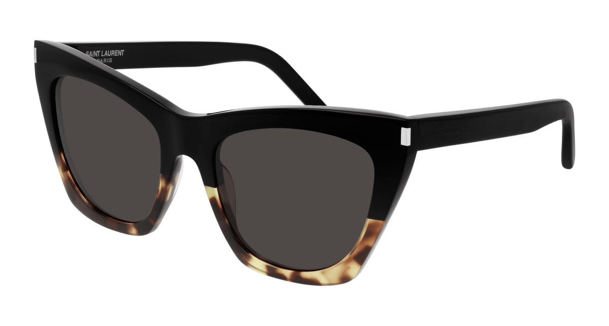 Saint Laurent SL 214 KATE Sunglasses - Havana / Black (010)
