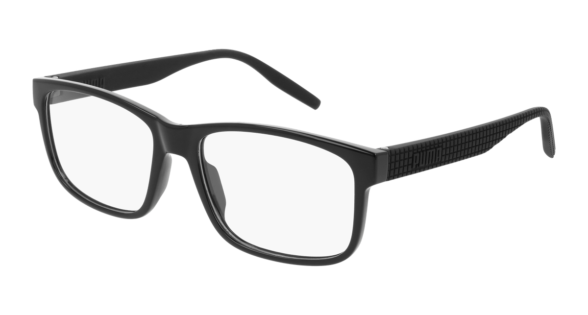 Puma PU0280O Eyeglasses - Black / Transparent (001)