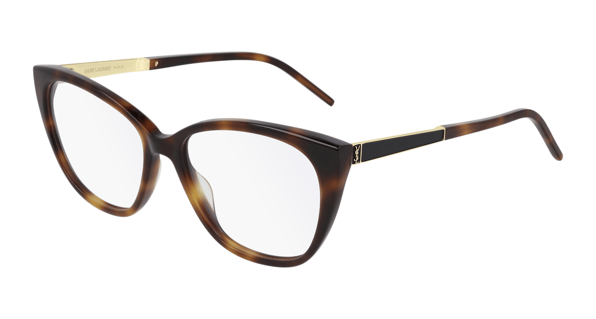 Saint Laurent SL M72 Eyeglasses - Havana / Transparent (004)
