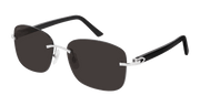 Cartier CT0227S Sunglasses - Silver / Grey (001)
