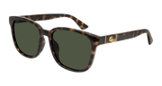 Gucci GG0637SK Sunglasses - Havana / Green (002)