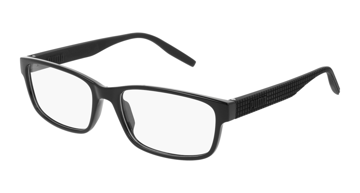 Puma PU0278O Eyeglasses - Black / Transparent (001)