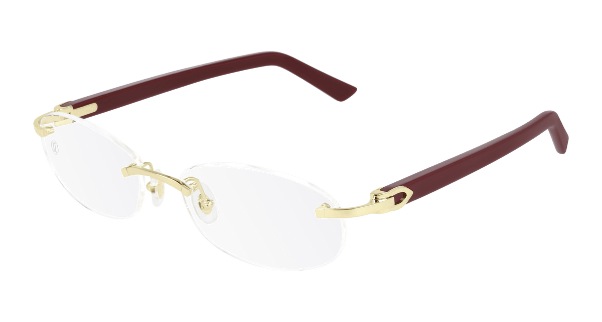 Cartier CT0056O Eyeglasses - Gold / Transparent (003)