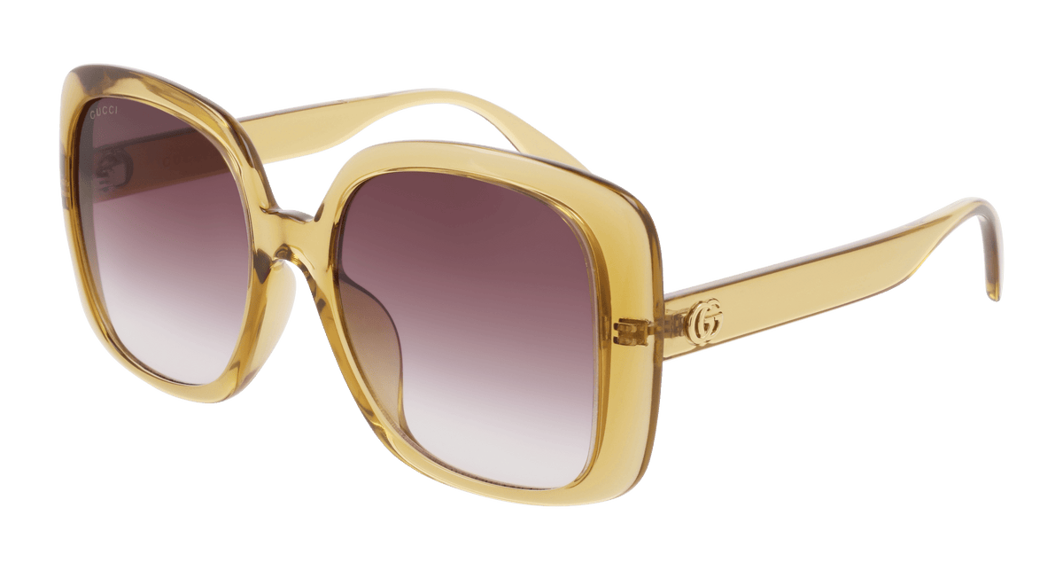 Gucci GG0714SA Sunglasses - Yellow / Red (003)