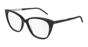 Saint Laurent SL M72 Eyeglasses - Black / Transparent (001)