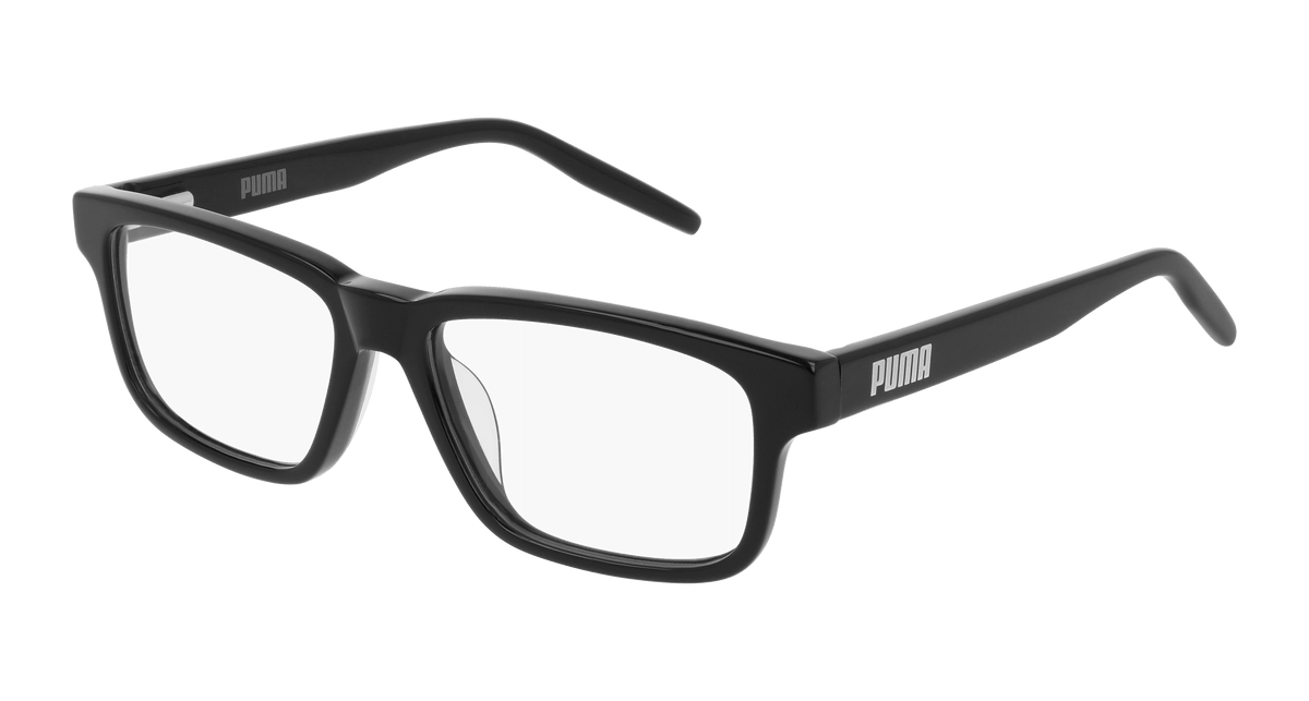Puma PJ0046O Eyeglasses - Black / Transparent (001)