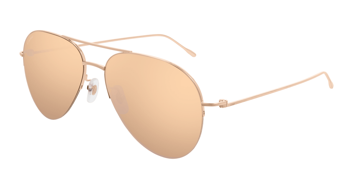Cartier CT0237S Sunglasses - Copper / Gold (001)