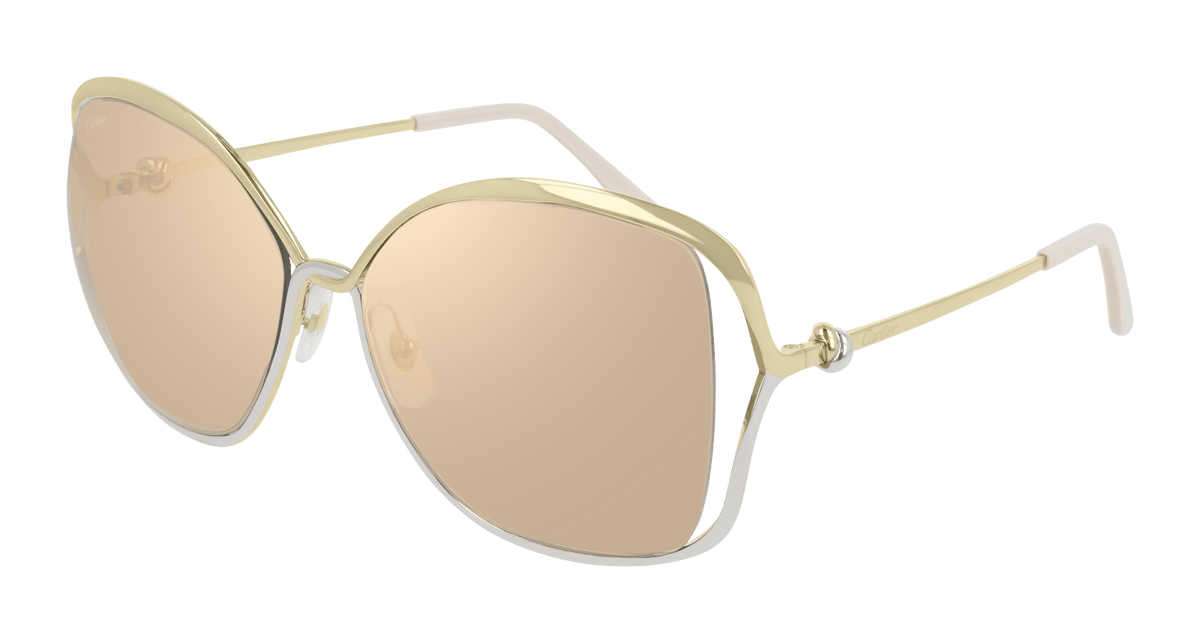 Cartier CT0225S Sunglasses - Gold / Brown (002)