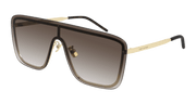Saint Laurent SL 364 MASK Sunglasses - Gold / Brown (006)