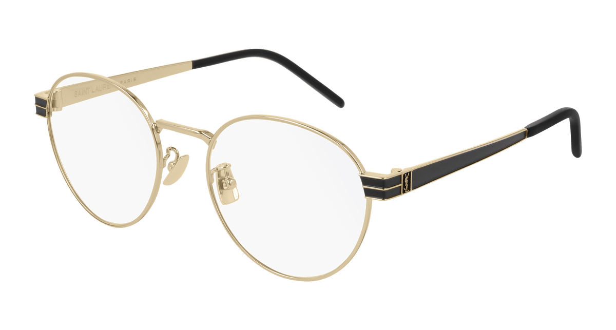 Saint Laurent SL M63 Eyeglasses - Gold / Transparent (003)