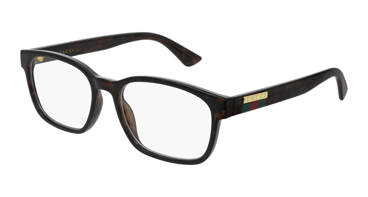 Gucci GG0749O Eyeglasses - Havana / Transparent (005)