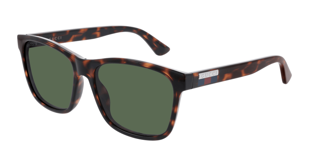 Gucci GG0746S Sunglasses - Havana / Green (003)