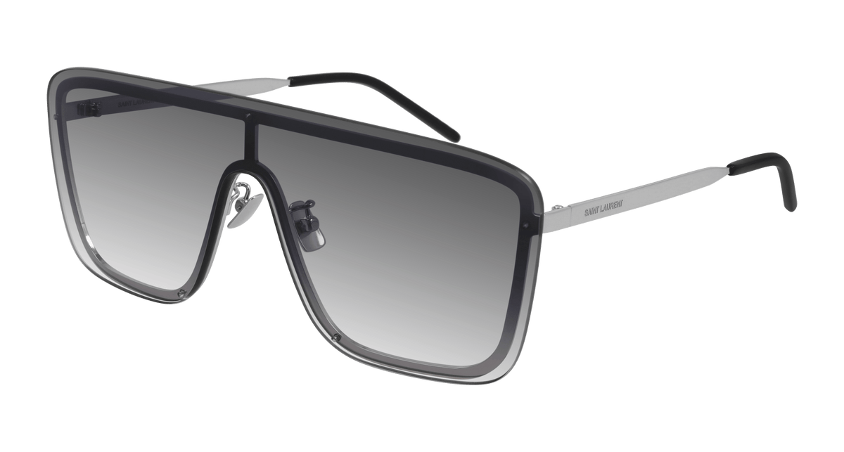 Saint Laurent SL 364 MASK Sunglasses - Silver / Grey (005)