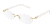 Cartier CT0056O Eyeglasses - Gold / Transparent (002)