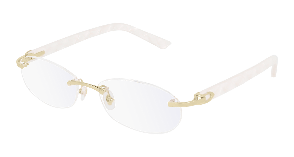 Cartier CT0056O Eyeglasses - Gold / Transparent (002)