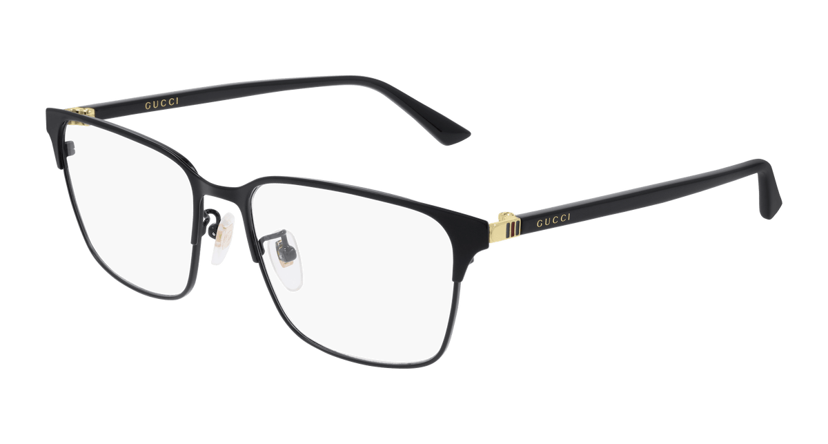 Gucci GG0756OA Eyeglasses - Black / Transparent (001)