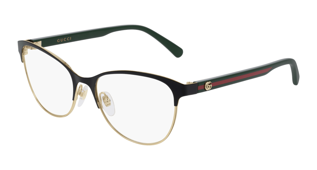 Gucci GG0718O Eyeglasses - Black / Transparent (004)