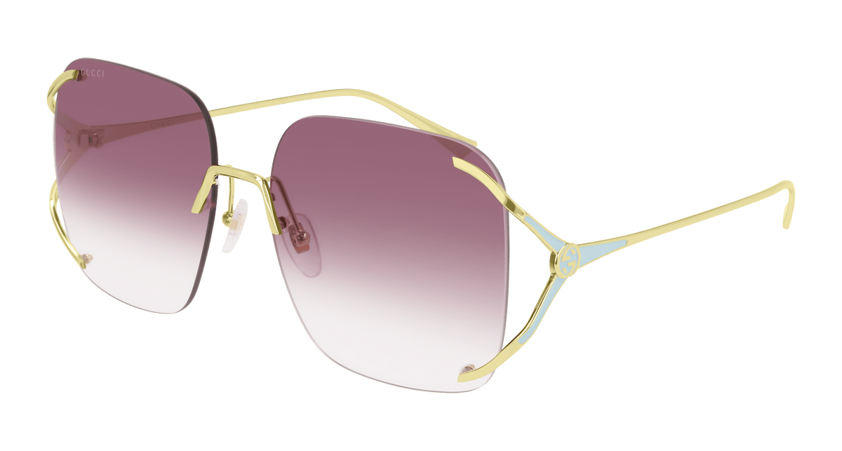 Gucci GG0646S Sunglasses - Gold / Violet (003)