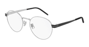 Saint Laurent SL M63 Eyeglasses - Silver / Transparent (001)