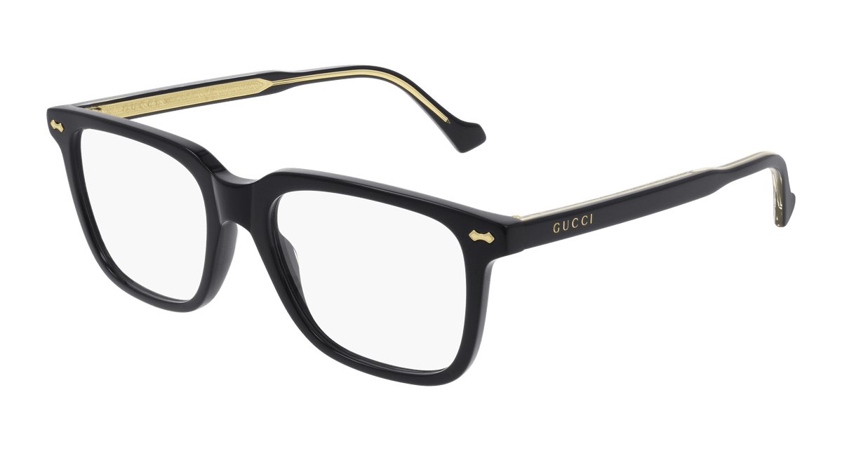 Gucci GG0737O Eyeglasses - Black / Transparent (005)