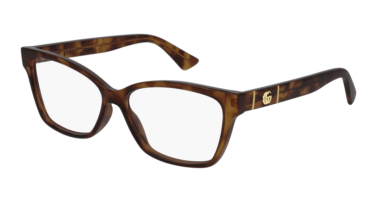 Gucci GG0634O Eyeglasses - Havana / Transparent (002)